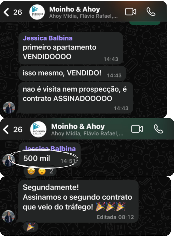 Depoimento da equipe Moinho.
